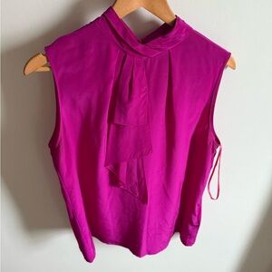 Ted Baker London Magenta Sleeveless Blouse